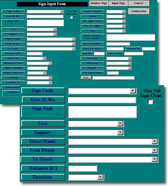 Sign Input Form with Detail of Input Fields